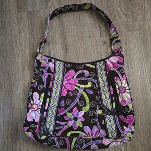 Vera Bradley Purple Punch Berry Shoulder Bag Purse